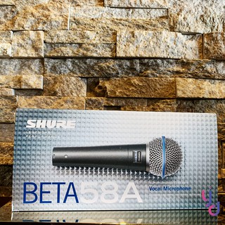 『保證正版有貨』 贈麥線/皮製收納袋/專用夾頭 SHURE BETA 58A 動圈式 麥克風 錄音 唱歌 收音 舒爾
