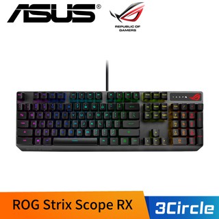 [公司貨] ASUS 華碩 ROG Strix Scope RX RGB 光學機械鍵盤 電競鍵盤光學