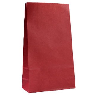 ☆╮Jessice 雜貨小鋪 ╭☆ 酒紅牛皮 立體 紙袋 50入 3種尺寸