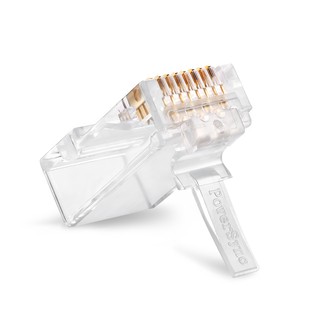 【福利品】群加 PowerSync CAT 6E網路水晶接頭20入~100入 (CAT6-G8P8C3100)
