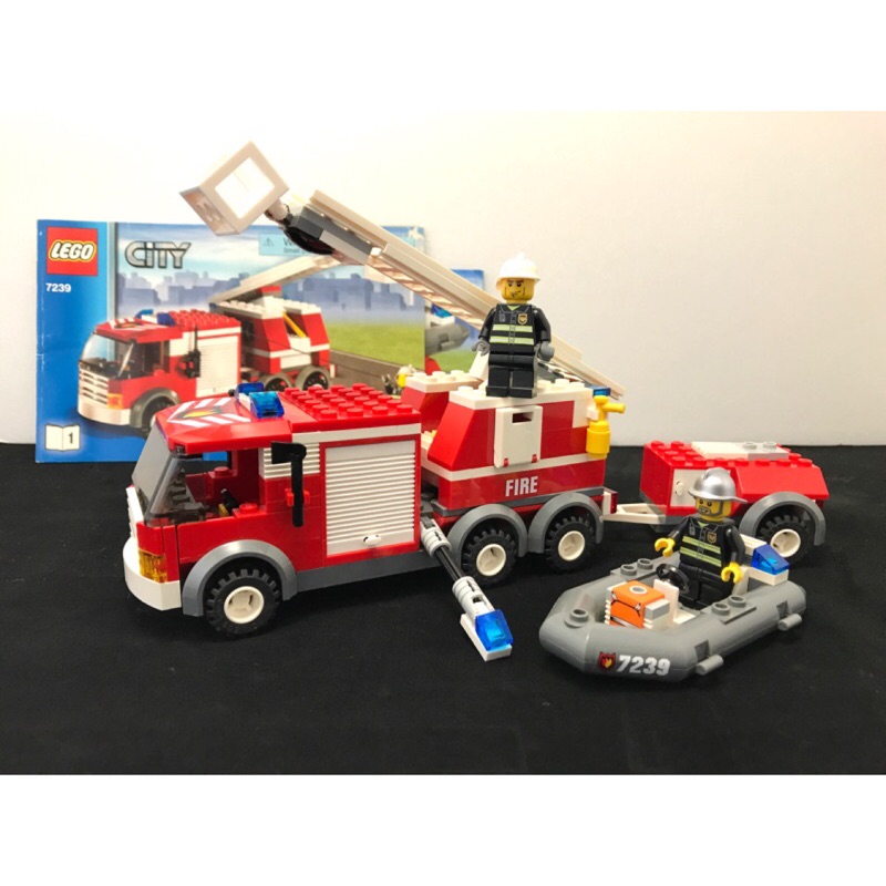 二手lego 樂高city 7239 消防車 蝦皮購物