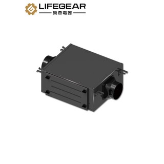 樂奇Lifegear 空氣淨化箱GLX-195 可搭配全熱交換器 換氣扇 4英吋