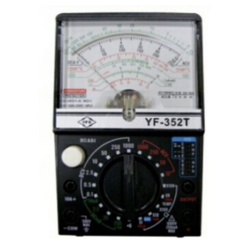 ★YF-352T 指針式多功能電錶+溫度★