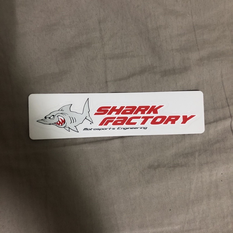 Shark Factory 鯊魚工廠 貼紙 原廠正版