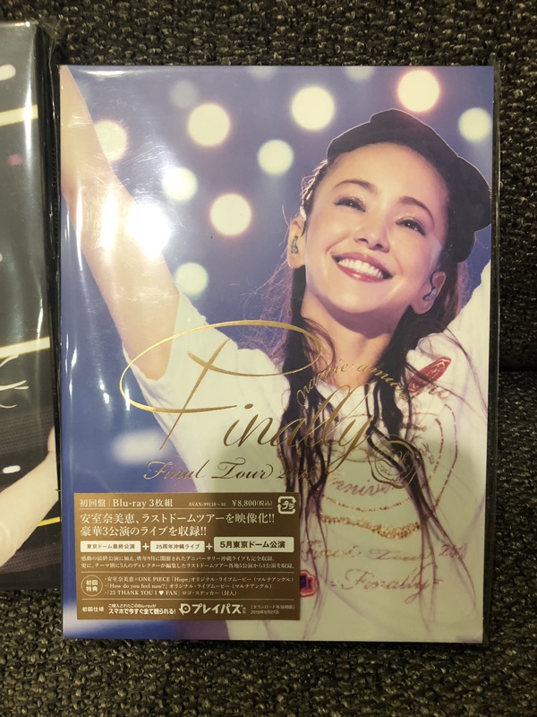 藍光初回盤 安室奈美惠 2018 Finally Tour 最終巡迴演唱會 大阪 沖繩 札幌 福岡 名古屋 東京巨蛋