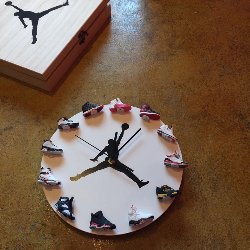 🇺🇸GI.JOE🌟Air JORDAN時鐘 掛鐘 AJ飛人創意立體球鞋sneaker模型時鐘/掛鐘/潮流擺件/禮物