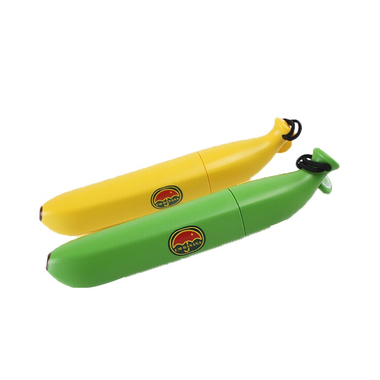 捷華@Banana 香蕉傘 6骨傘 直徑約90cm 一般手開式 輕量適合小朋友兒童雨傘 有趣可愛亮麗繽紛 晴雨兩用