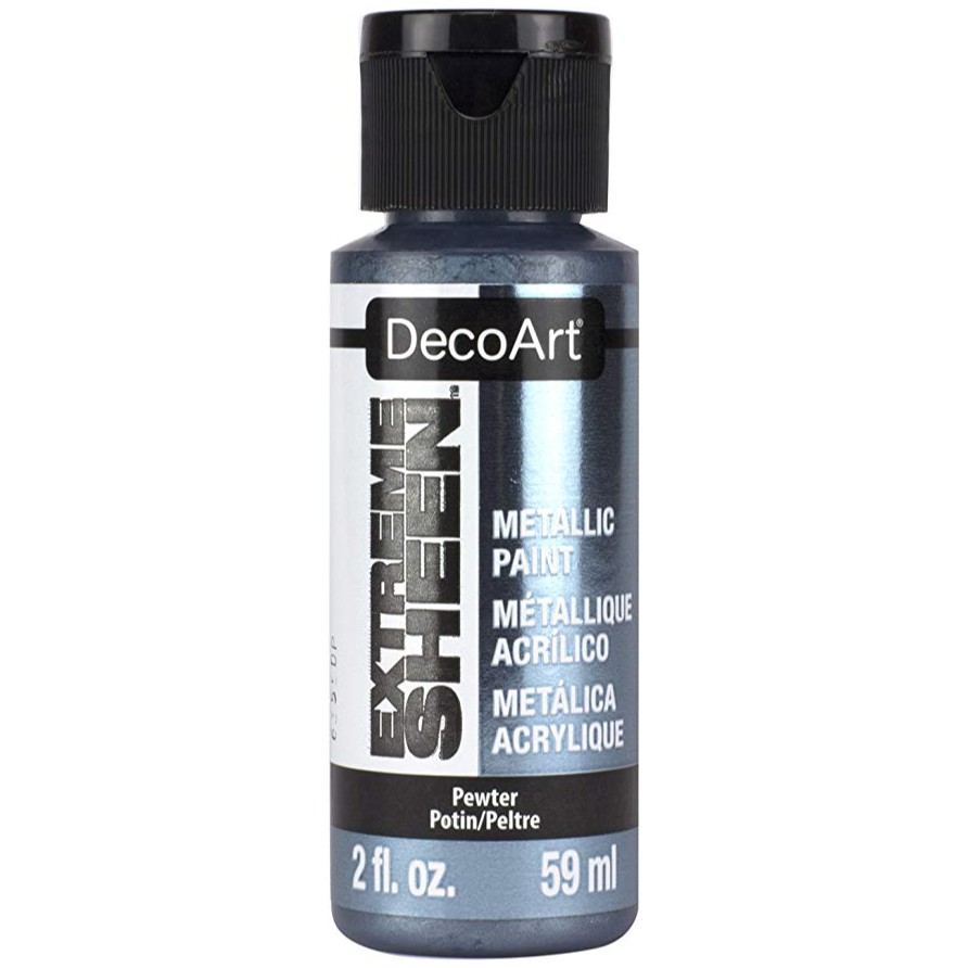 DecoArt 錫鑞色 Pewter 59 ml Extreme Sheen 極致光澤 金屬顏料 - DPM12(美國