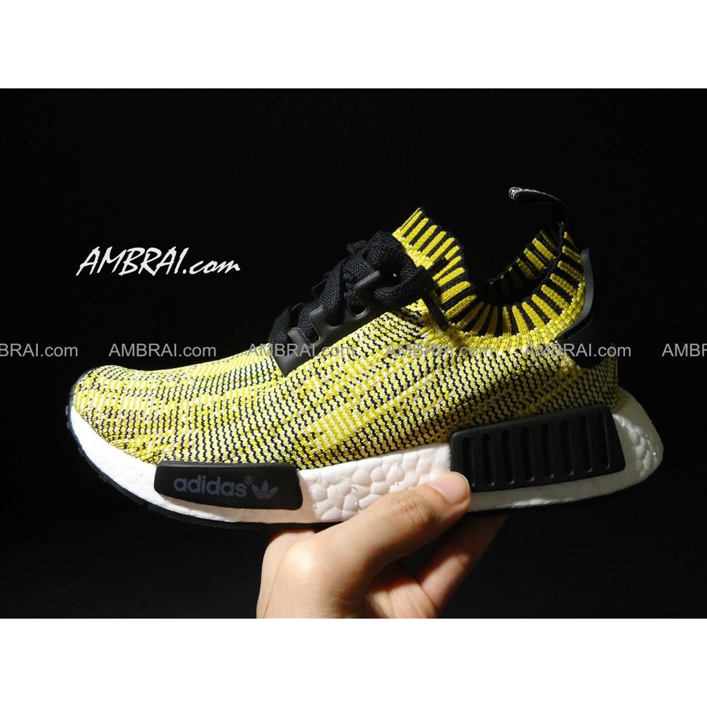 【AMBRAI.com】 adidas NMD Runner PK Yellow 香蕉船 初代 編織 雪花 S42131