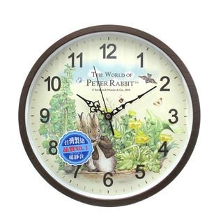 【保證正版】英國百年品牌 彼得兔 超靜音掛鐘 時鐘