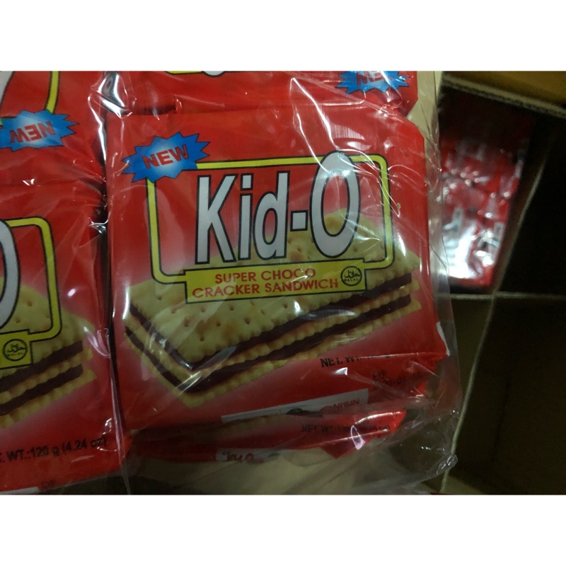 KID-O 日清三明治餅乾 巧克力口味 奶素120克 袋裝