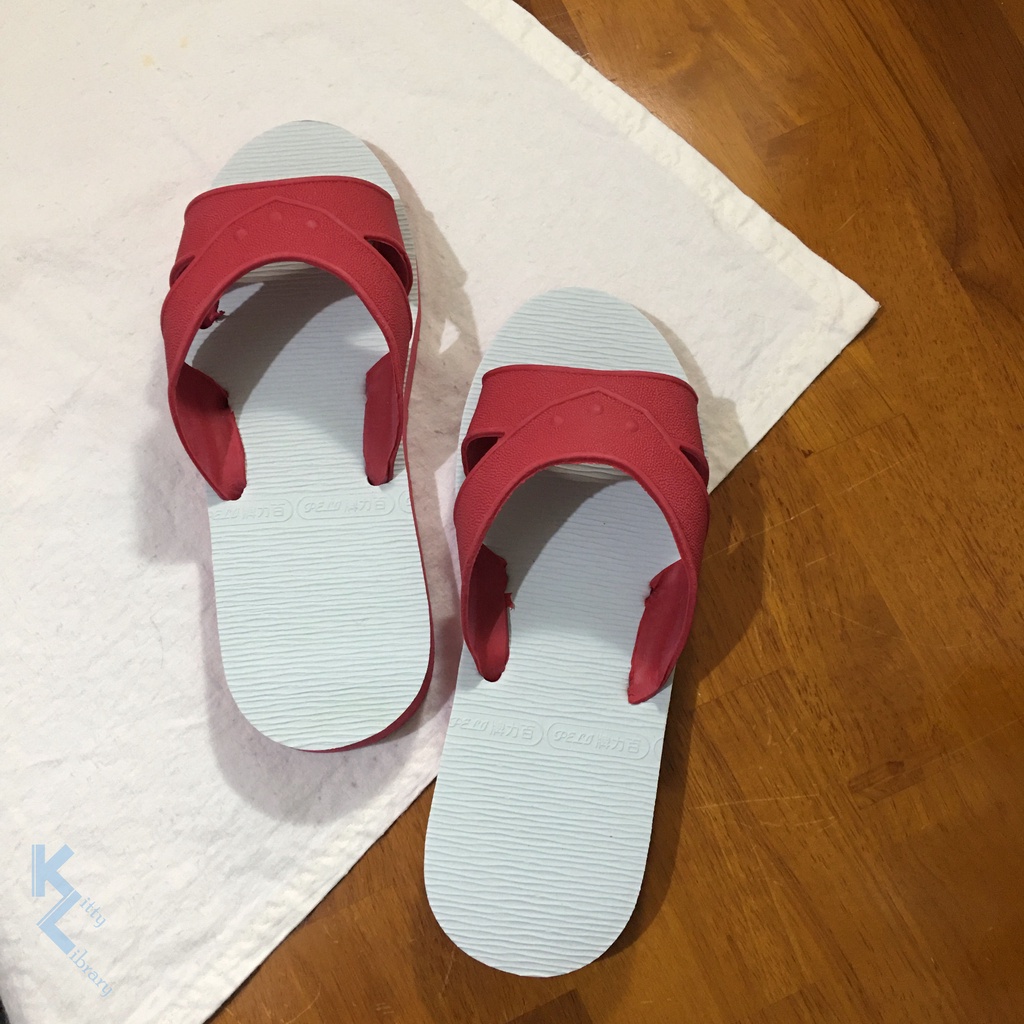 貓咪。館｜百力牌 紅白拖 藍白拖 經典橡膠拖鞋 台灣製 MIT 25cm 全新