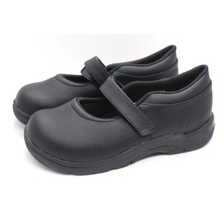 【艾莉絲童鞋】MoonStar日本月星機能學生鞋（女生款）-全黑皮鞋(CRC20886)
