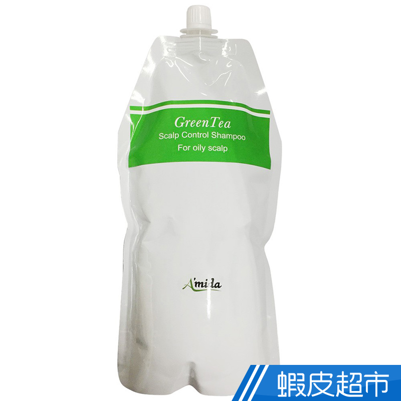 Amida 蜜拉 有機系列洗髮精補充包1000ml-綠茶控油 沙龍級 洗髮露 現貨 蝦皮直送