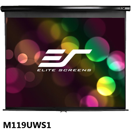【MR3C】含稅 Elite Screens 億立 M119UWS1 標準手拉布幕 100吋 1:1席白 運費另計