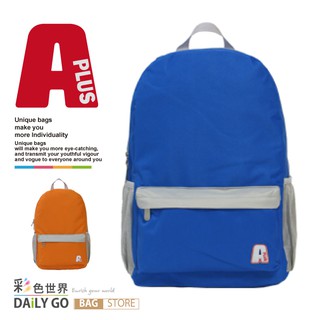 A-PLUS後背包 休閒背包防潑水材質 多色200 彩色世界