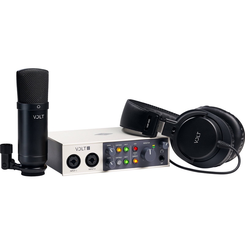 【帝米數位音樂】Universal Audio Volt SB2 USB-C 錄音介面套組，Volt 2 Bundle