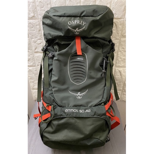 OSPREY ATMOS 50 AG M(46-53cm) 老鷹 綠灰/二手