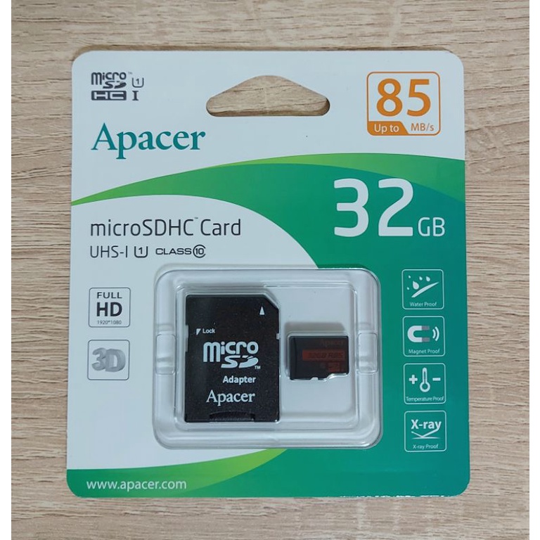 Apacer 宇瞻 32G記憶卡 Micro SDHD 85MB/s