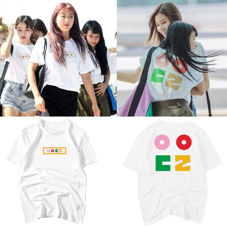 預購 夏季韓版韓國女團twice子瑜機場同款t恤idol Room打歌應援服男女短袖寬鬆上衣 蝦皮購物