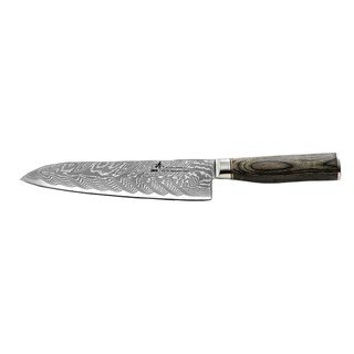 臻刀具 / 大馬士革鋼閃電紋系列 / 210mm日式主廚刀(胡桃木) DKC836-2N 【遊趣館 Funland】