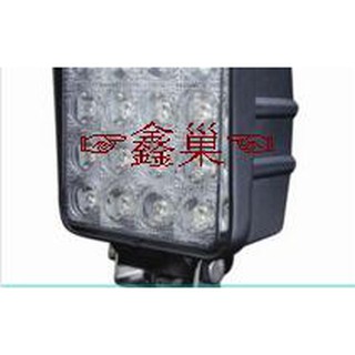 【鑫巢】(48W白光 標準款 / 散熱款) 方型 LED 工作燈 12v 24v 霧燈 照明燈 投射燈 LED工作燈