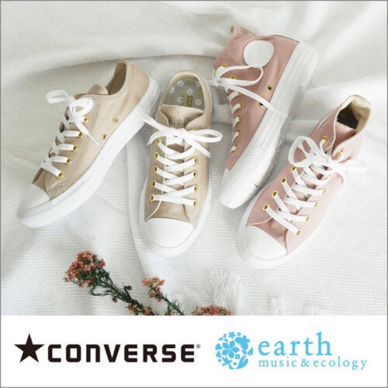 Earth Music Ecology Converse19春夏聯名款light系列帆布鞋 蝦皮購物