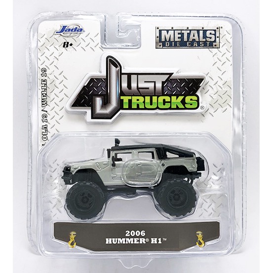 【秉田屋】現貨 瑕疵 Jada Toys Hummer 悍馬 H1 2006 大腳車 灰綠 1/64