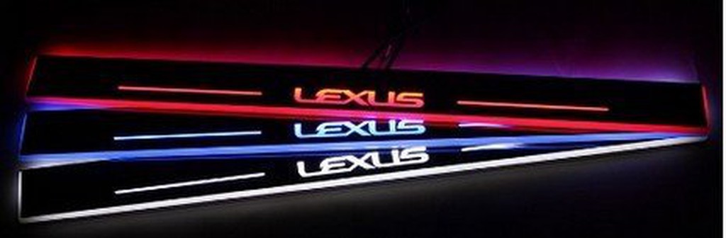 LEXUS IS250 ES240 NX200 RX270 LED動態迎賓踏板燈門條改裝(現貨紅色2000出清)