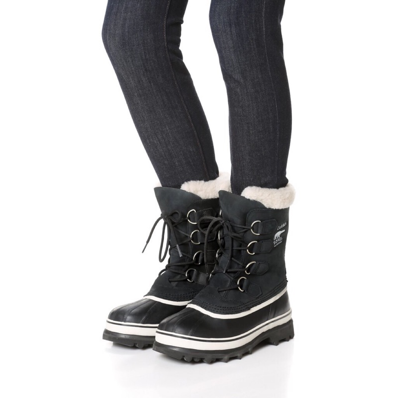 加拿大 Sorel caribou Boots 防水雪靴 黑色（全新）