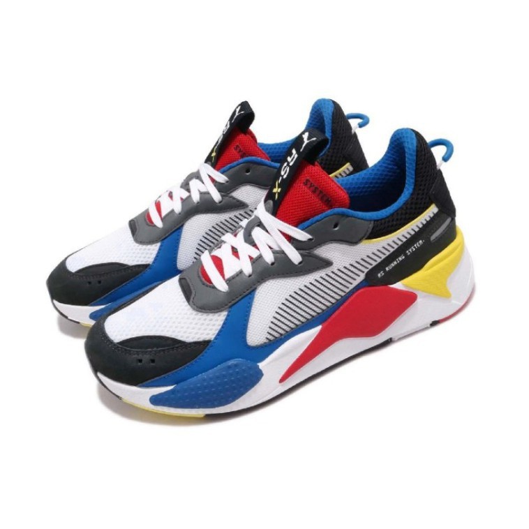 帝安諾-PUMA RS-X TOYS 復古慢跑鞋(白黑藍紅黃)369449-02 老爹鞋 RSX 鋼彈配色 男女