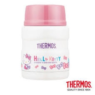 膳魔師THERMOS Hello Kitty(快樂篇) 不銹鋼真空食物燜燒罐 (附湯匙) SK3000KT-RB