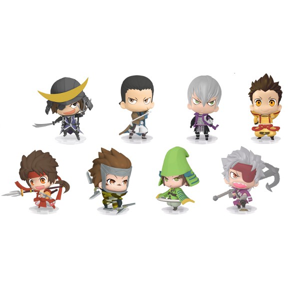 萌品市集 盒玩capcom 豆戰國basara 1個 隨機出貨 不保證配率 蝦皮購物