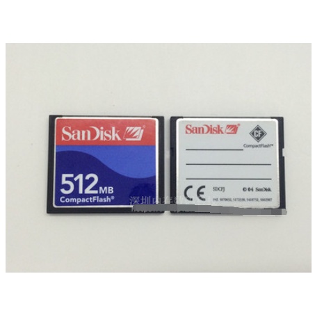特惠SanDisk閃迪 CF 512M 相機卡 工業機床用卡 CF卡 512MB 储存卡 puleochang