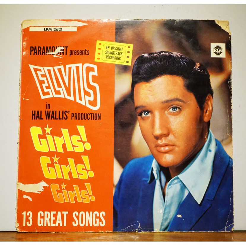 【老東西商店】黑膠唱片Elvis Presley ‎– Girls! Girls! Girls!
