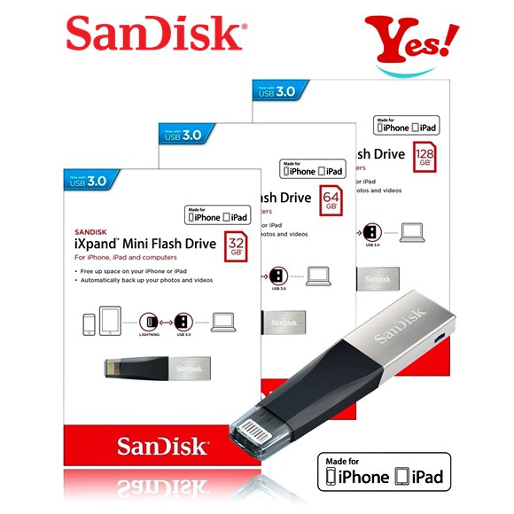 【Yes❗️公司貨】SanDisk iXpand Mini 32G 64G/GB 128G/GB iOS OTG 隨身碟