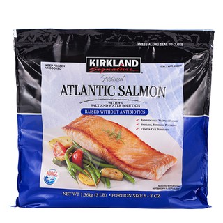 [#巧] Costco好市多代購 Kirkland Signature 科克蘭 冷凍鮭魚排 1.36公斤
