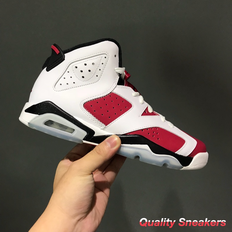 Quality Sneakers - Jordan 6 Retro BG Carmine 白紅 384665-160