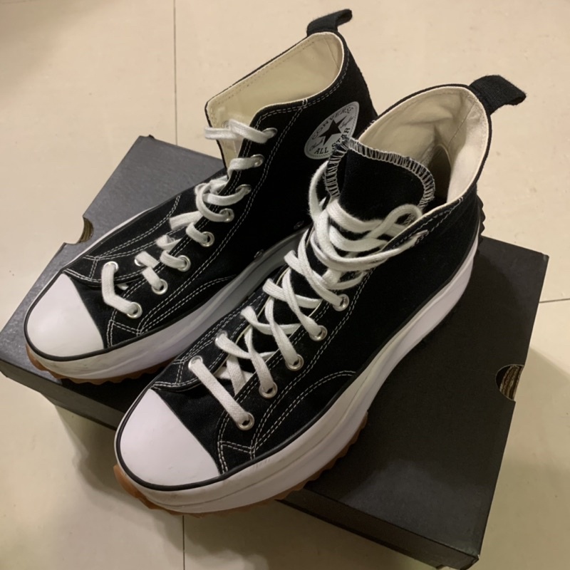 二手 Converse Run Star Hike Hi 黑 UK10