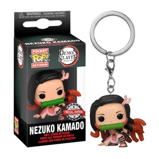 FUNKO POP 鑰匙圈 鬼滅之刃 灶門禰豆子 彌豆子 血鬼術 爆血 公仔 收藏 代理版