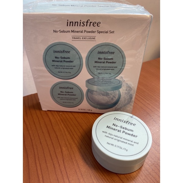 innisfree 蜜粉 灰色 無油無慮蜜粉 礦物控油蜜粉 散粉 頭髮蜜粉 保濕蜜粉