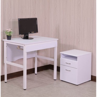 80環保穩重型工作桌(附抽屜+免組裝公文櫃) 電腦桌 書桌 辦公桌 檔案櫃 床頭櫃 型號DE0806-DR+SH075