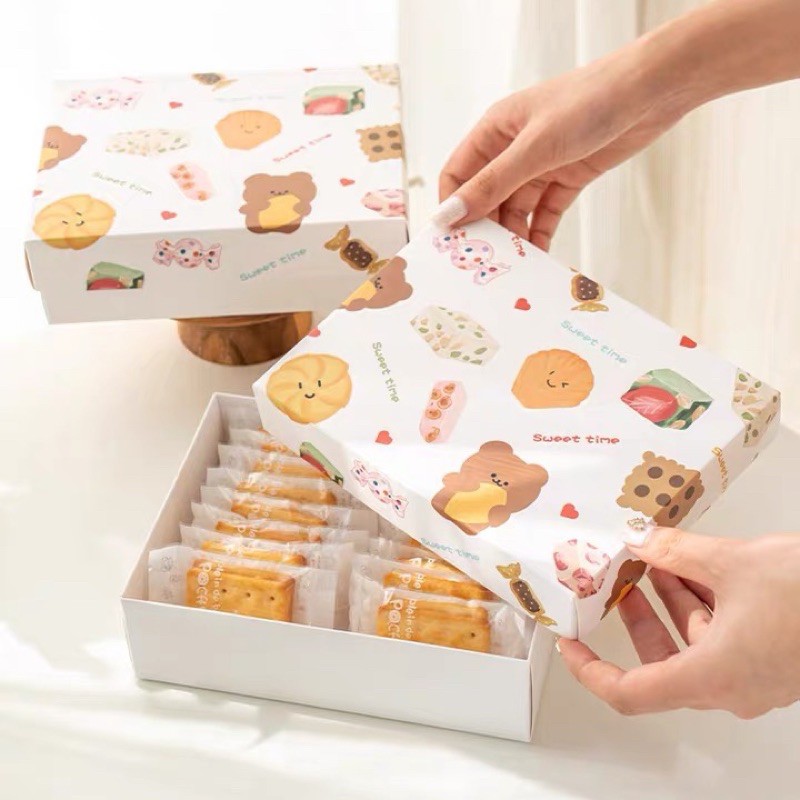 🎈預購✨可可愛愛達克瓦茲包裝盒 雪花酥包裝盒 甜點包裝盒