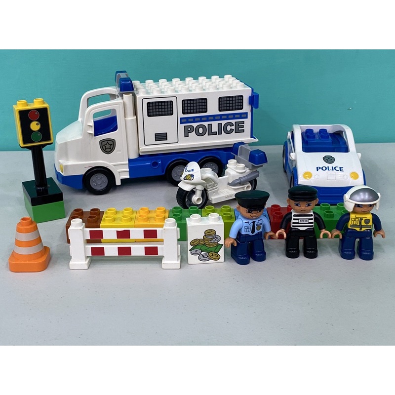 【TCT】樂高 Lego Duplo 得寶系列 警車 警察 摩托車 警車
