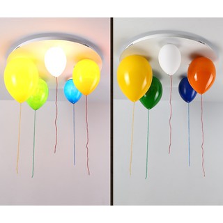 Balloon2 三頭 五頭 藝燈空間 北歐創意個性 彩色 氣球 吸頂燈 客廳臥室兒童房陽台燈具E27 110-220V