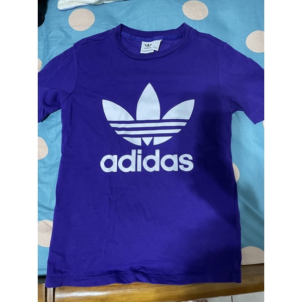 正版 愛迪達 adidas original 紫色 T-shirt