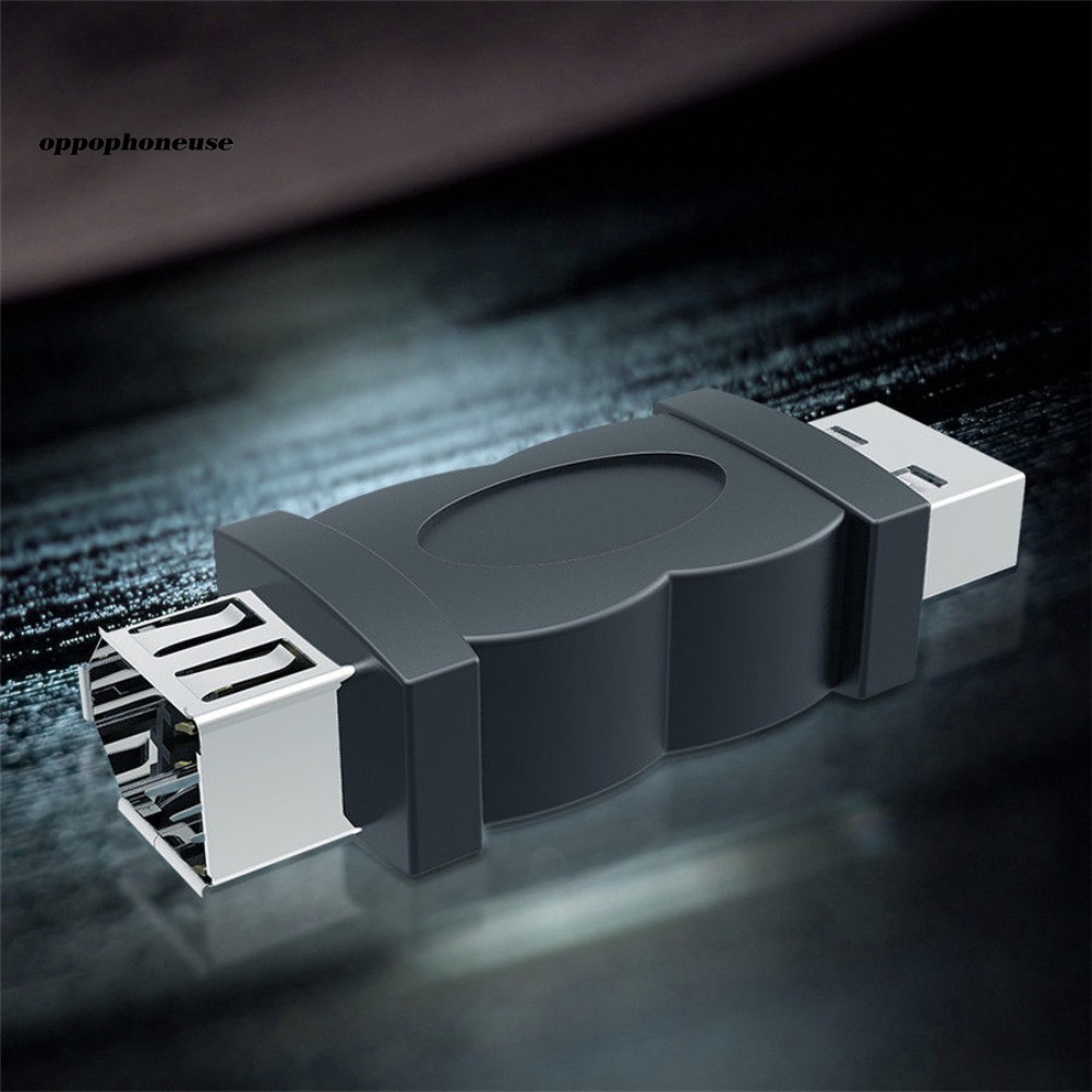 【OPHE】FireWire Ieee 1394 6Pin 母頭轉 USB 2.0 A 型公頭適配器轉換器便攜式