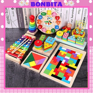 為嬰兒開發思維的智能木製玩具 - BONBITA 益智木製玩具