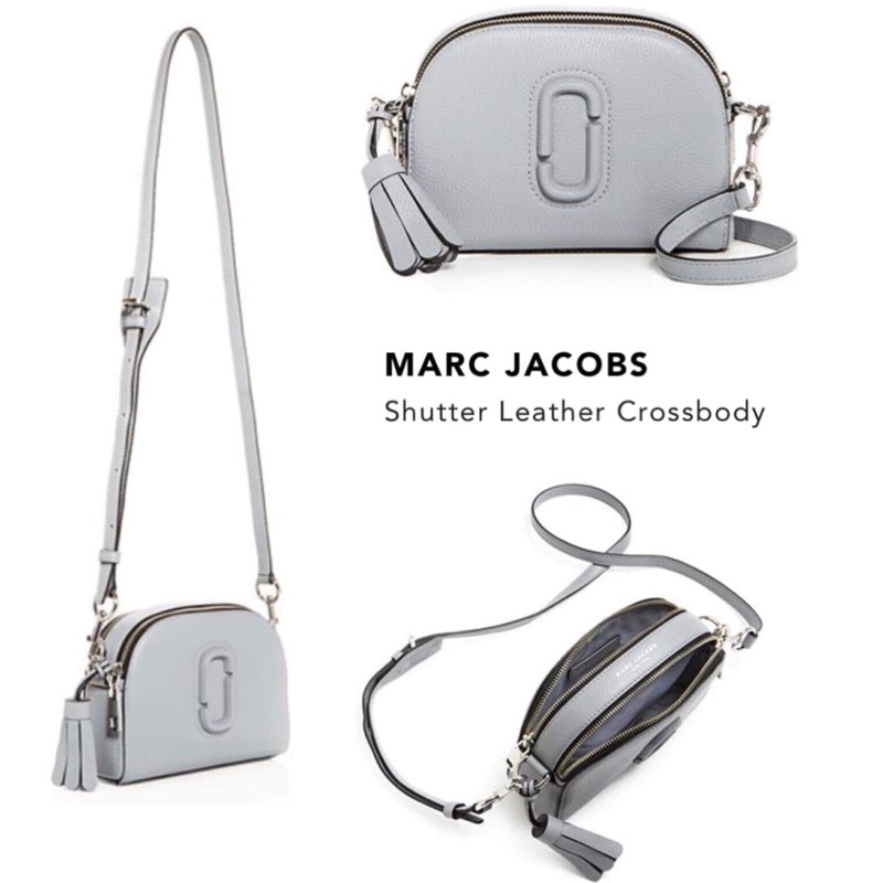 限jenny2358下單Marc Jacobs shutter Leather Crossbody半月包斜背包全新未使用