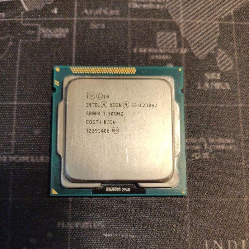 Intel Xeon 處理器 E3-1230 V2 3.3GHz 1155腳位 4C8T 二手良品